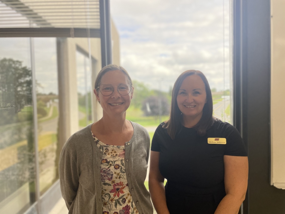 Fiona Jager and Melissa Johnston
